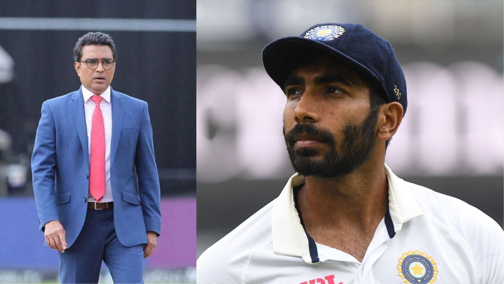 Sanjay Manjrekar (left) wants Jas[rit Bumrah and co. to shift to off-stump line.