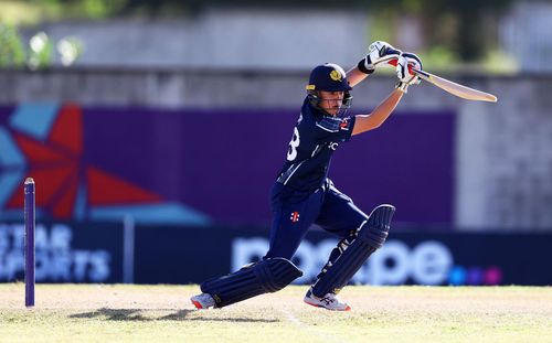 Scotland U19 cricketer in U19 World Cup 2022- Courtesy: Cricket World Cup Twitter