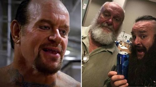 The Undertaker wrote a hilarious message on Braun Strowman's Instagram post