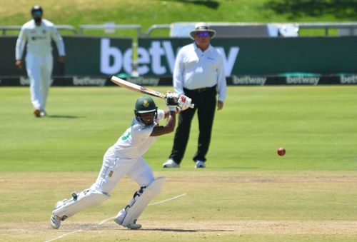 Keegan Petersen led South Africa's chase with a brilliant 82.