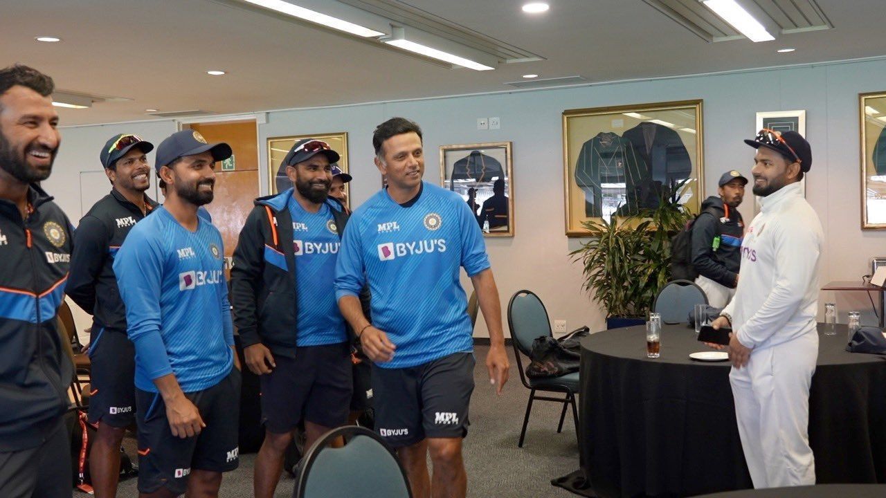 All smiles in the Indian camp.