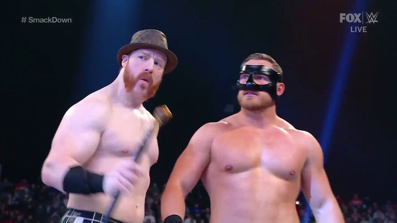 Holland got a gift from Sheamus after suffering a broken nose as WWE Day 1