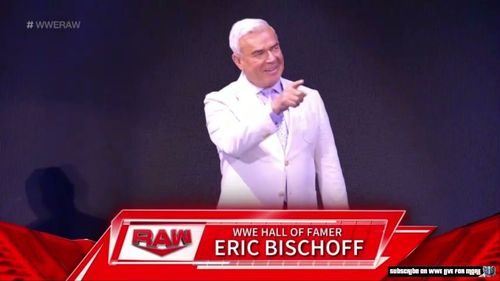 Eric Bischoff appeared on the final WWE RAW of 2021.