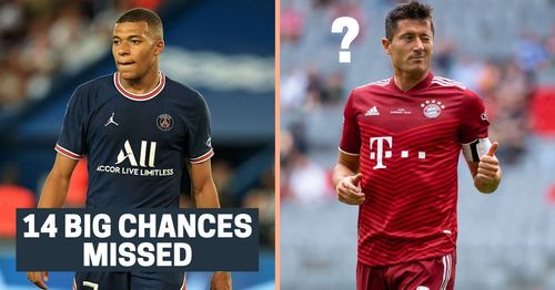 PSG's Kylian Mbappe and Bayern Munich's Robert Lewandowski