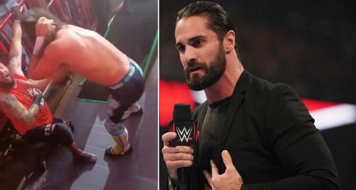 Fan cam reveals what Seth Rollins told Kevin Owens during the Fatal Four-Way match on RAW.