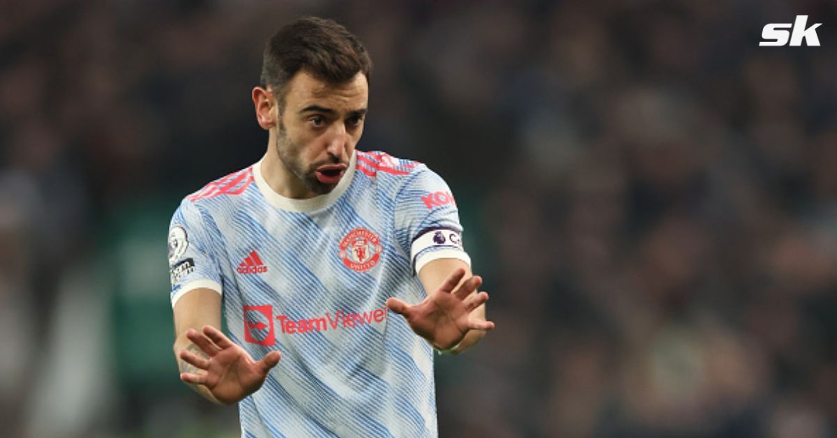 Manchester United midfielder Bruno Fernandes.