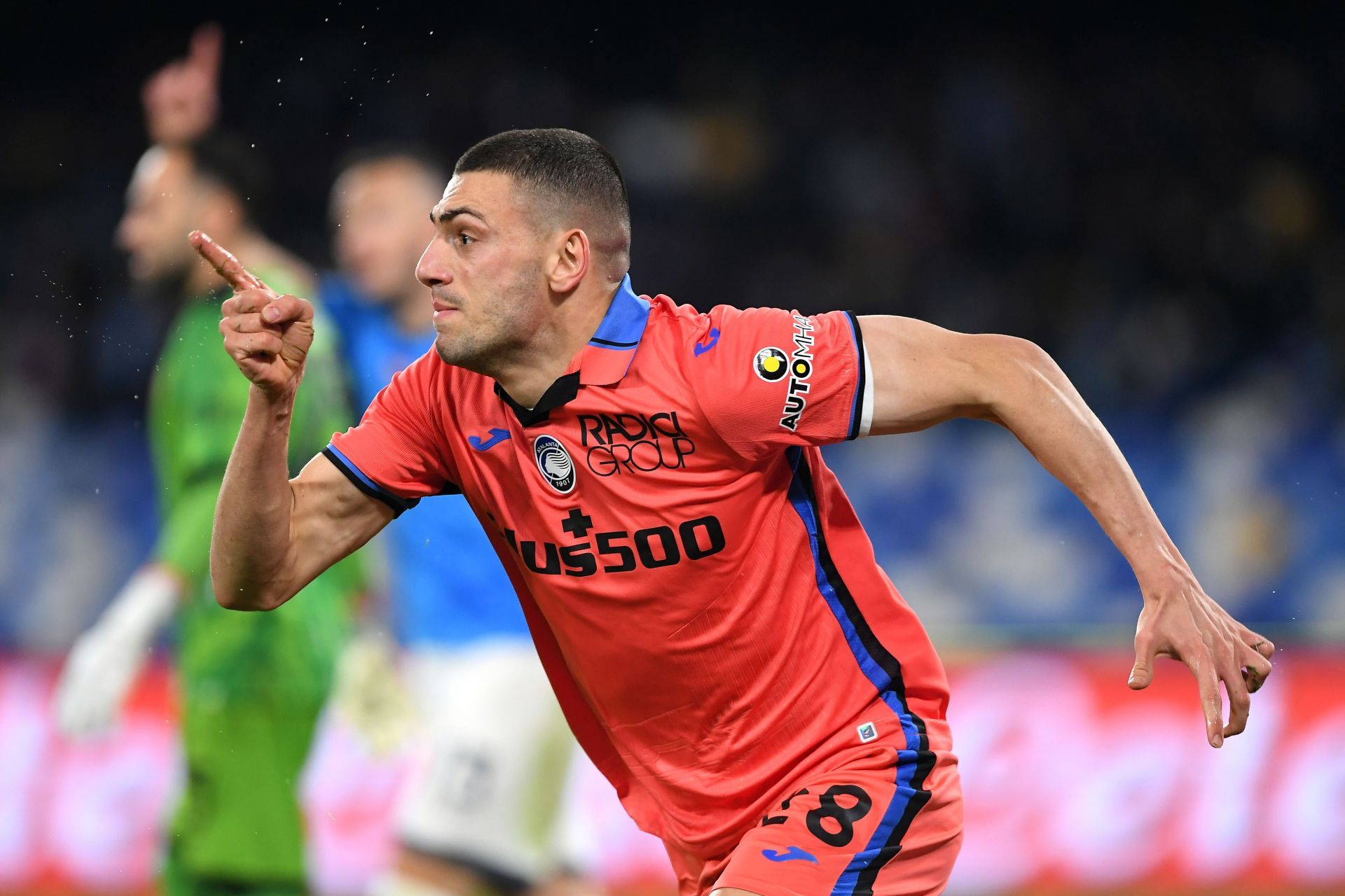 Merih Demiral in action against SSC Napoli 