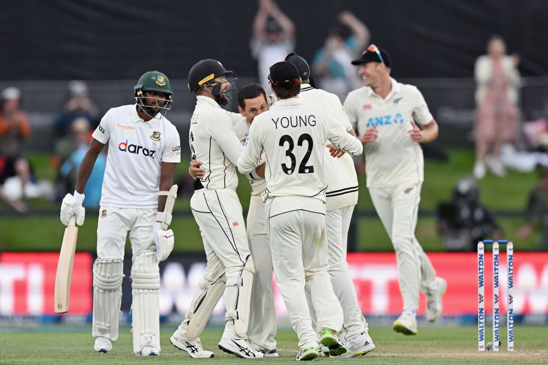 Defending champions New Zealand registered their first win in the new ICC World Test Championship cycle