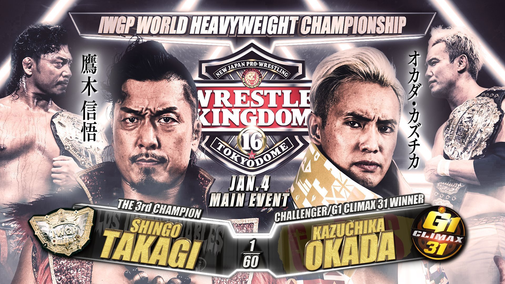 The stakes are high on Night One at Wrestle Kingdom.