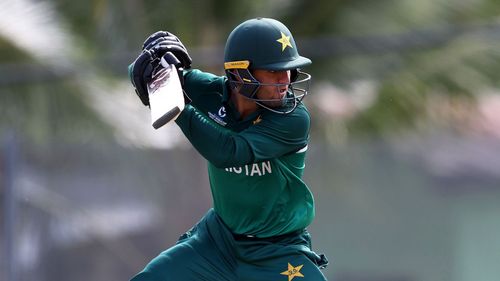 Abdul Fasee7 PM Pakistan bats during the U19 World Cup