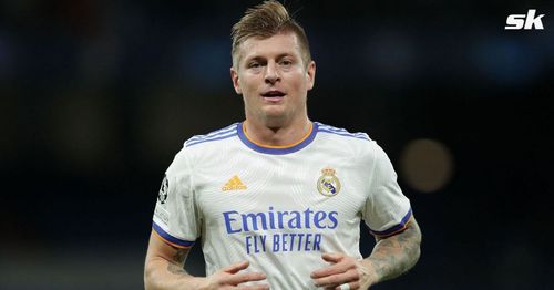 Real Madrid's Toni Kroos reacted to a Twitter clip mocking the referee's decision to hand him a yellow card.