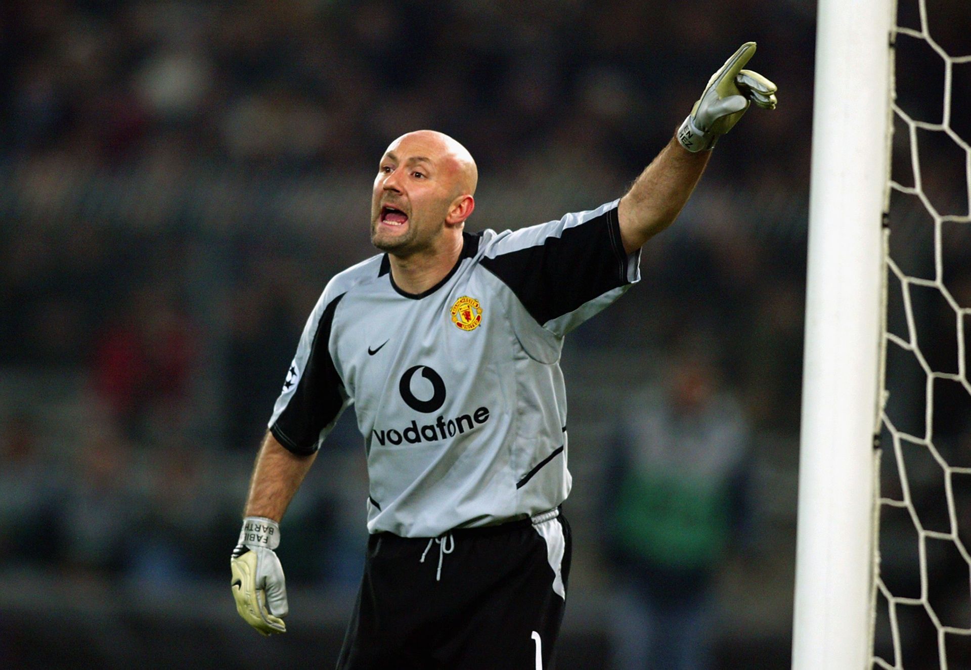 Fabien Barthez of Manchester United