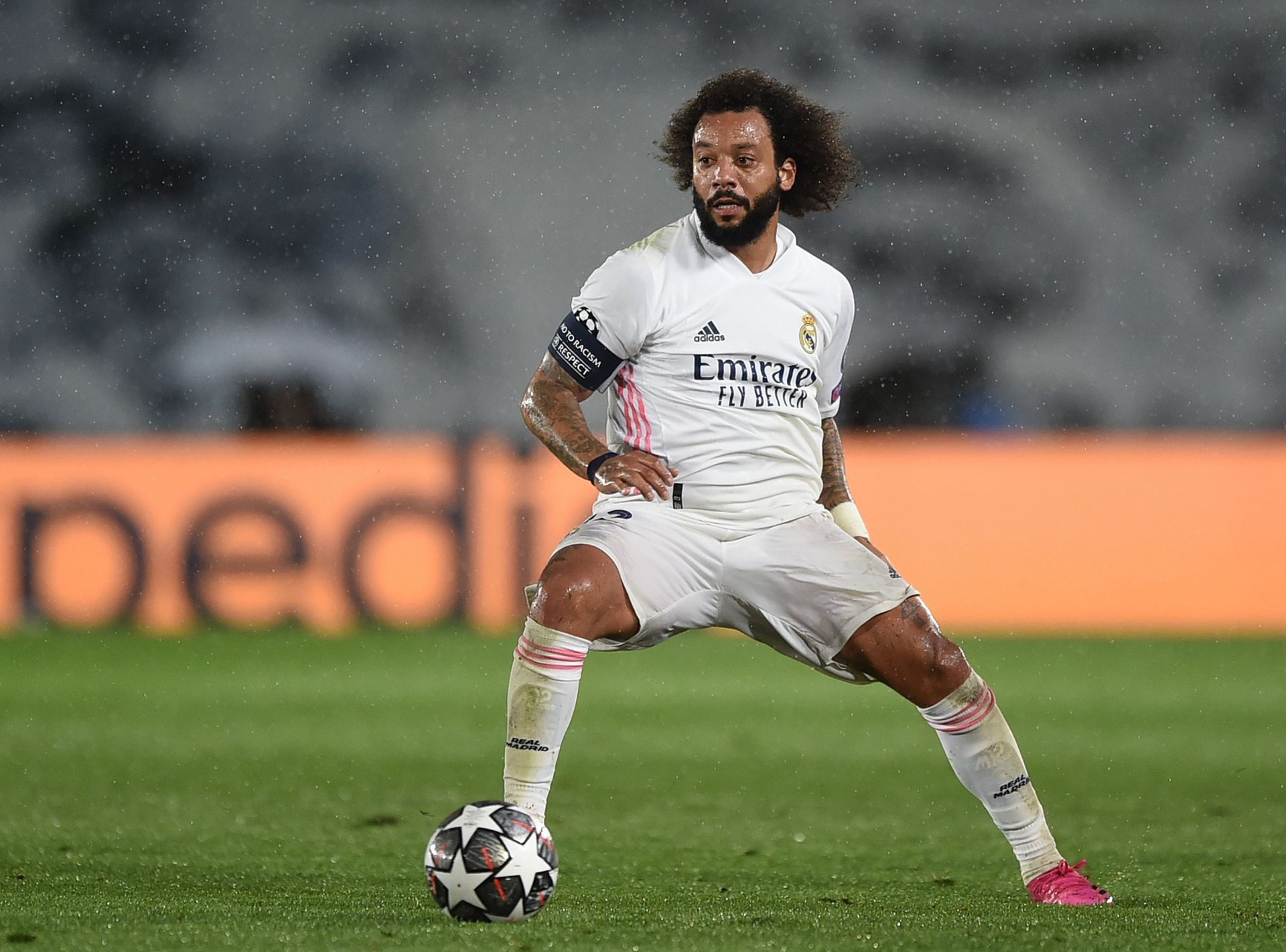 Marcelo in action against Chelsea in the Champions League