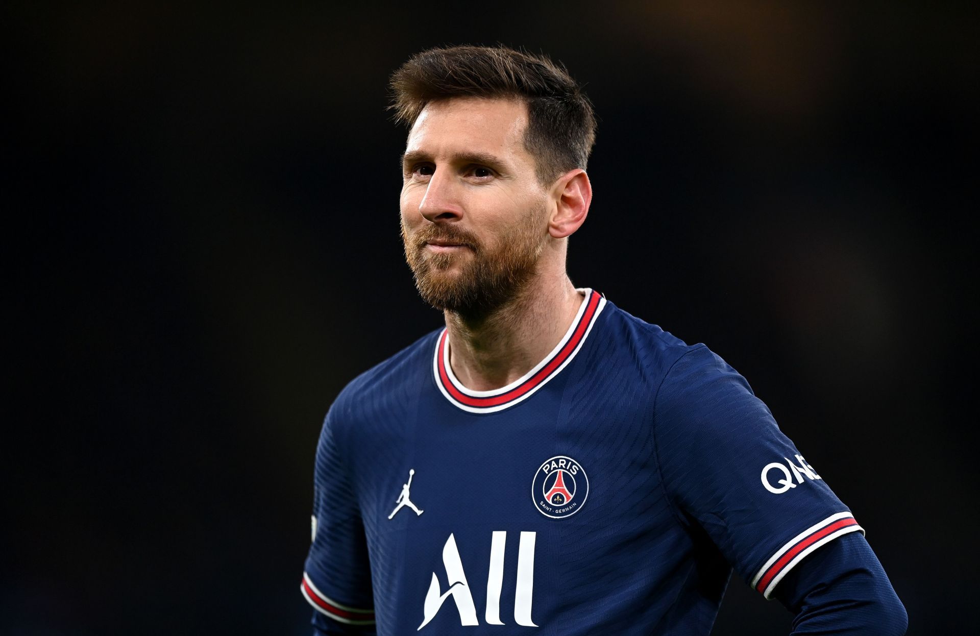 Lionel Messi in Manchester City v Paris Saint-Germain: Group A - UEFA Champions League