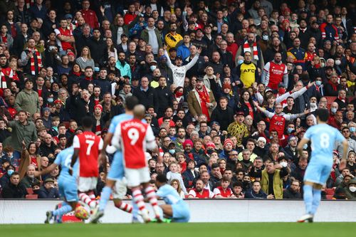 Arsenal lost 1-2 to Manchester City