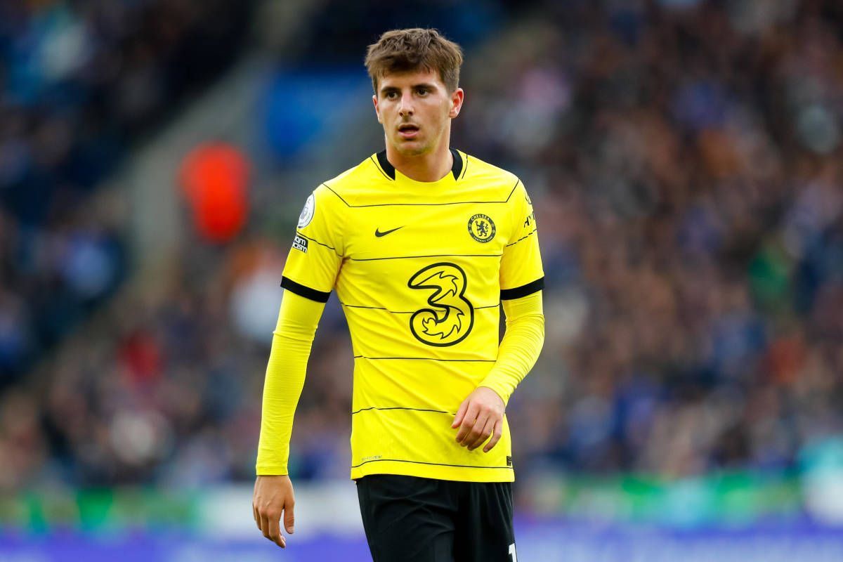 Mason Mount in action against Aston Villa