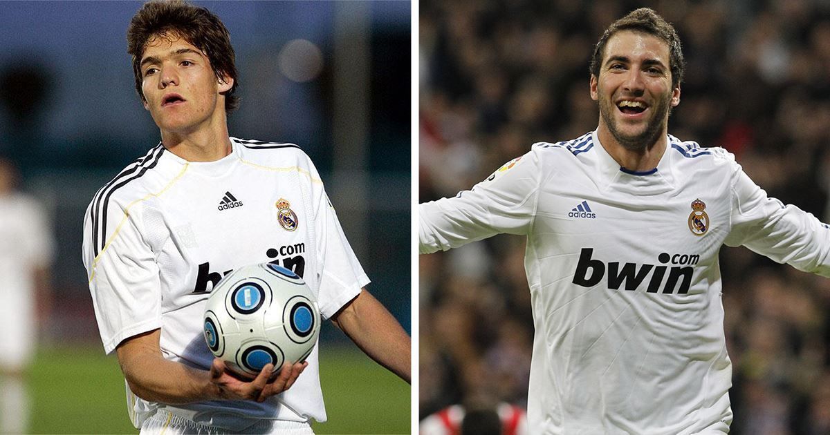 Marcos Alonso made his Real Madrid debut as a substitute for Gonzalo Higuain