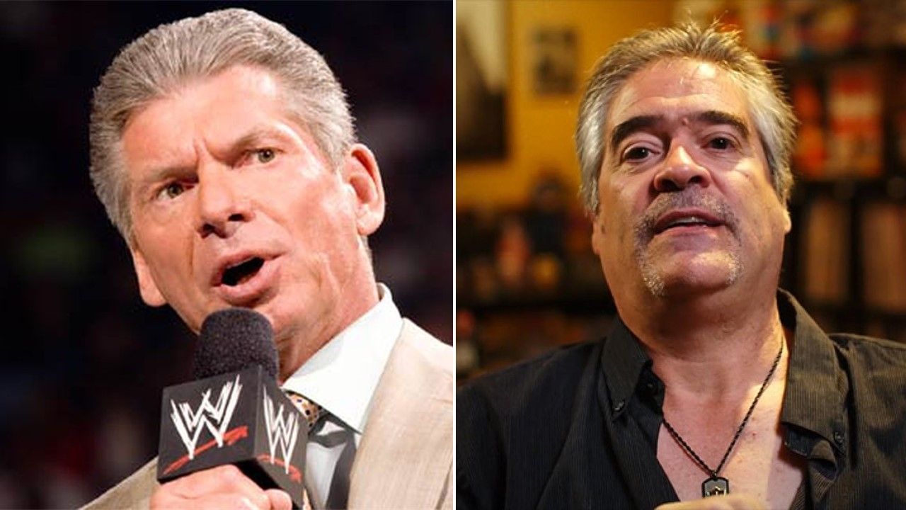 The WWE Chairman (left) and Vince Russo (right)