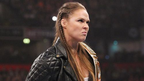 Ronda Rousey during her reign as WWE RAW Women's Champion