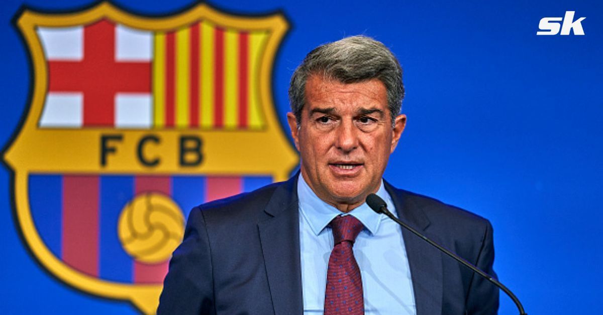 Joan Laporta gives an update on his club&#039;s pursuit of Alvaro Morata.