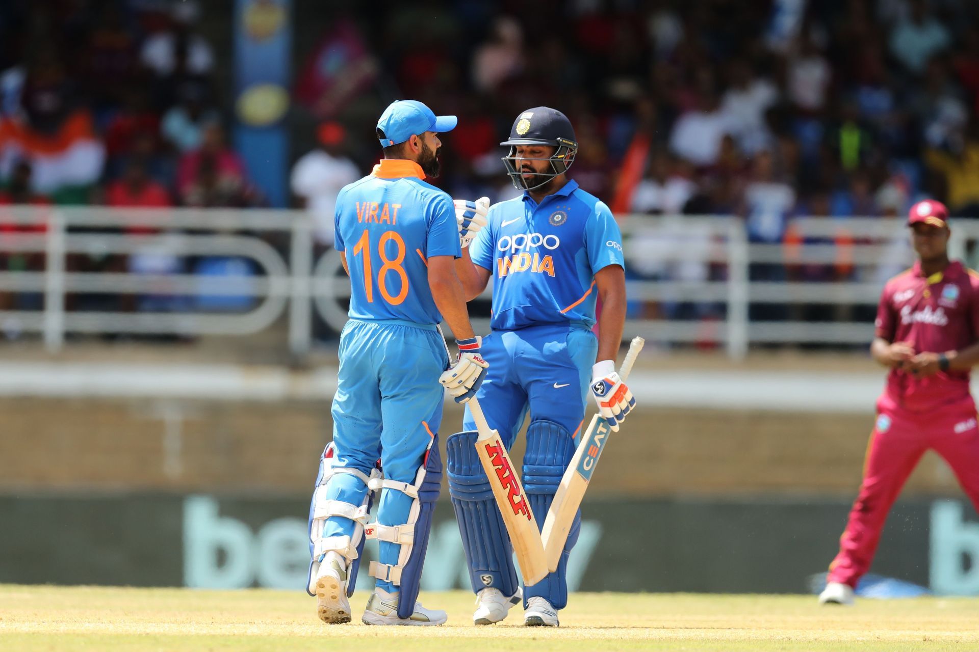 Virat Kohli and Rohit Sharma are the top-ranked Indian batters in the latest ICC ODI rankings