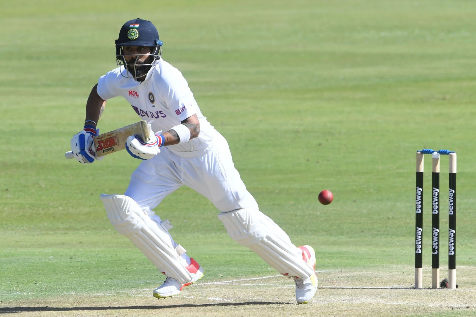 Virat Kohli batting during the Centurion Test. Pic: Getty Images