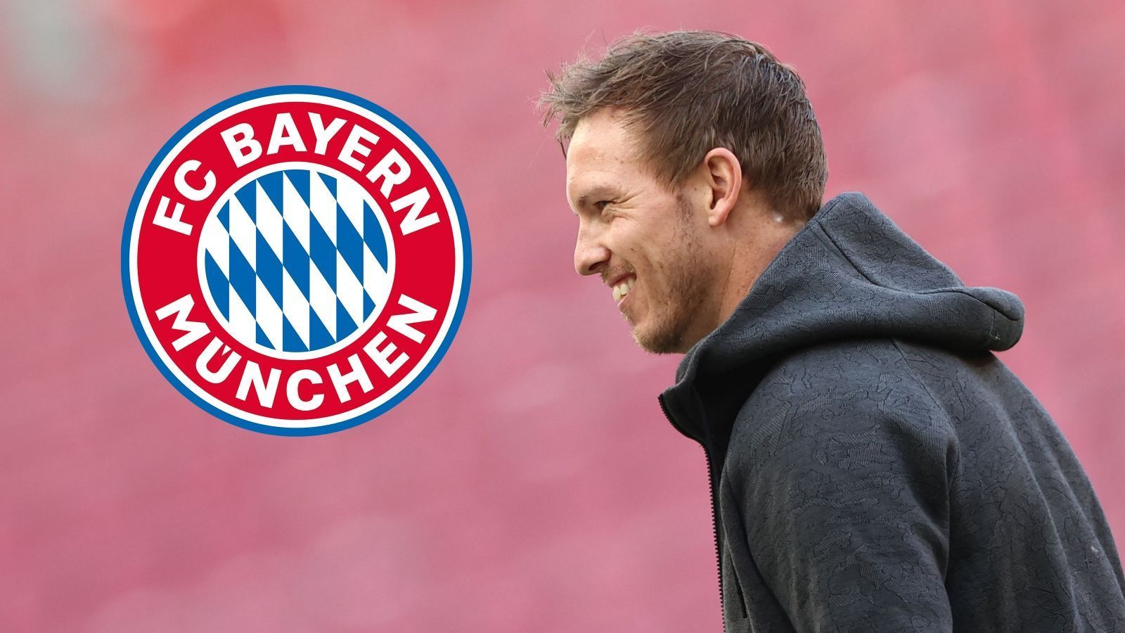 Julian Nagelsmann takes a training session at Bayern Munich&#039;s training ground.