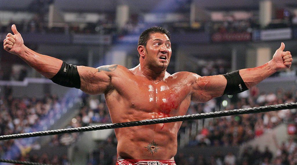 Batista was signed by WWE in 2000