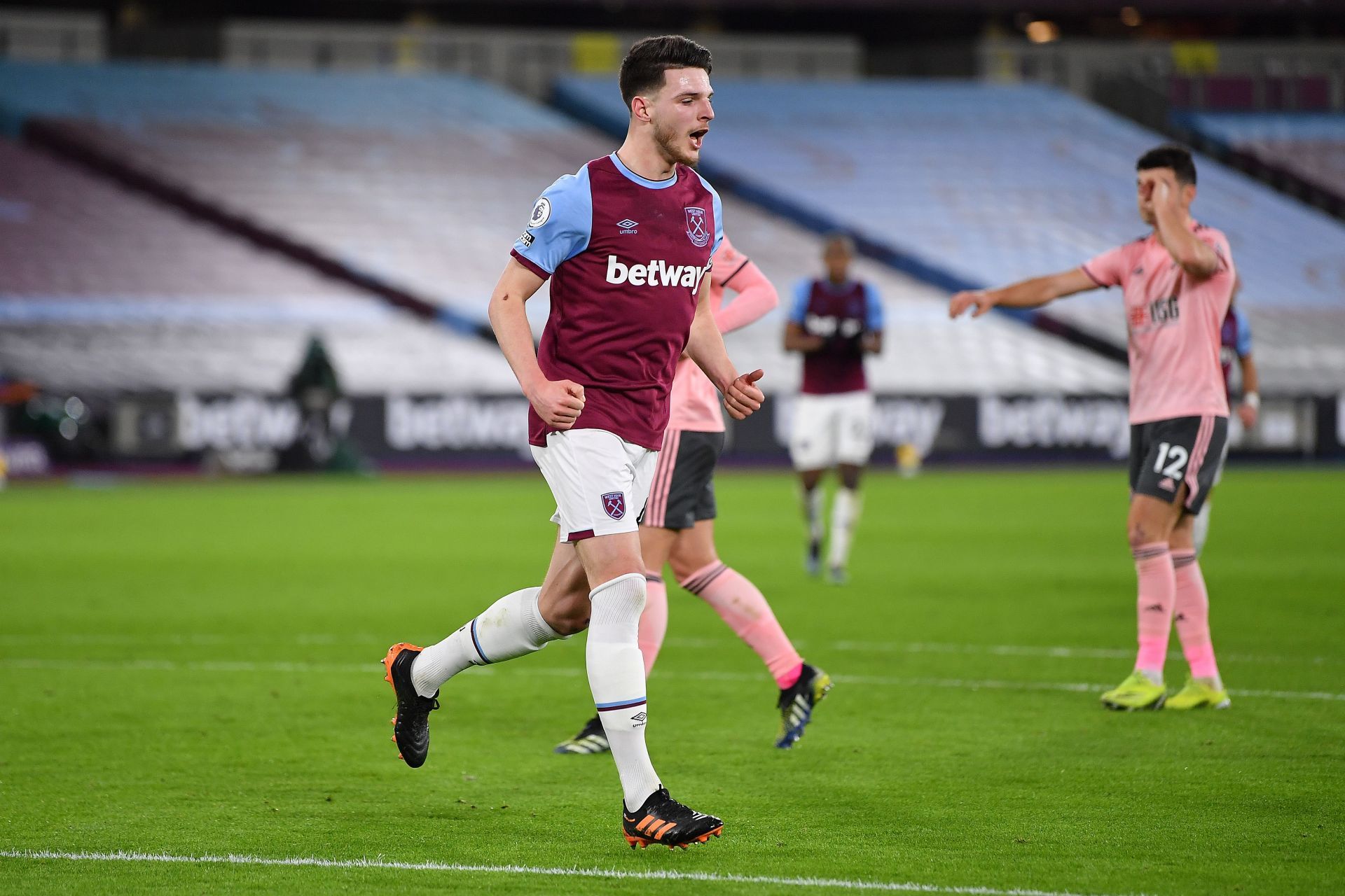 Declan Rice for West Ham United v Sheffield United - Premier League