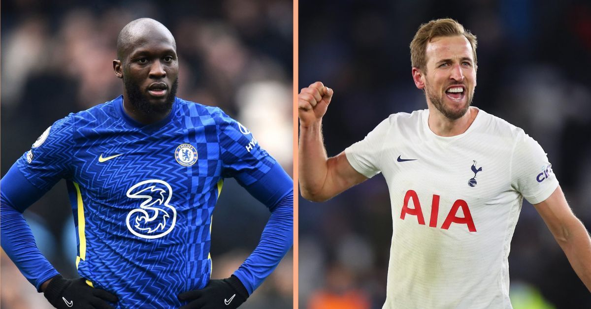 Chelsea&#039;s Romelu Lukaku and Tottenham Hotspur&#039;s Harry Kane