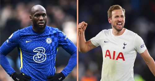 Chelsea's Romelu Lukaku and Tottenham Hotspur's Harry Kane