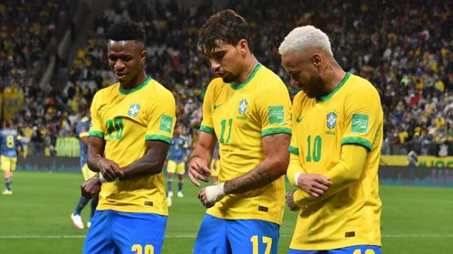 Vinicius Jr. Lucas Paqueta and Neymar Jr.