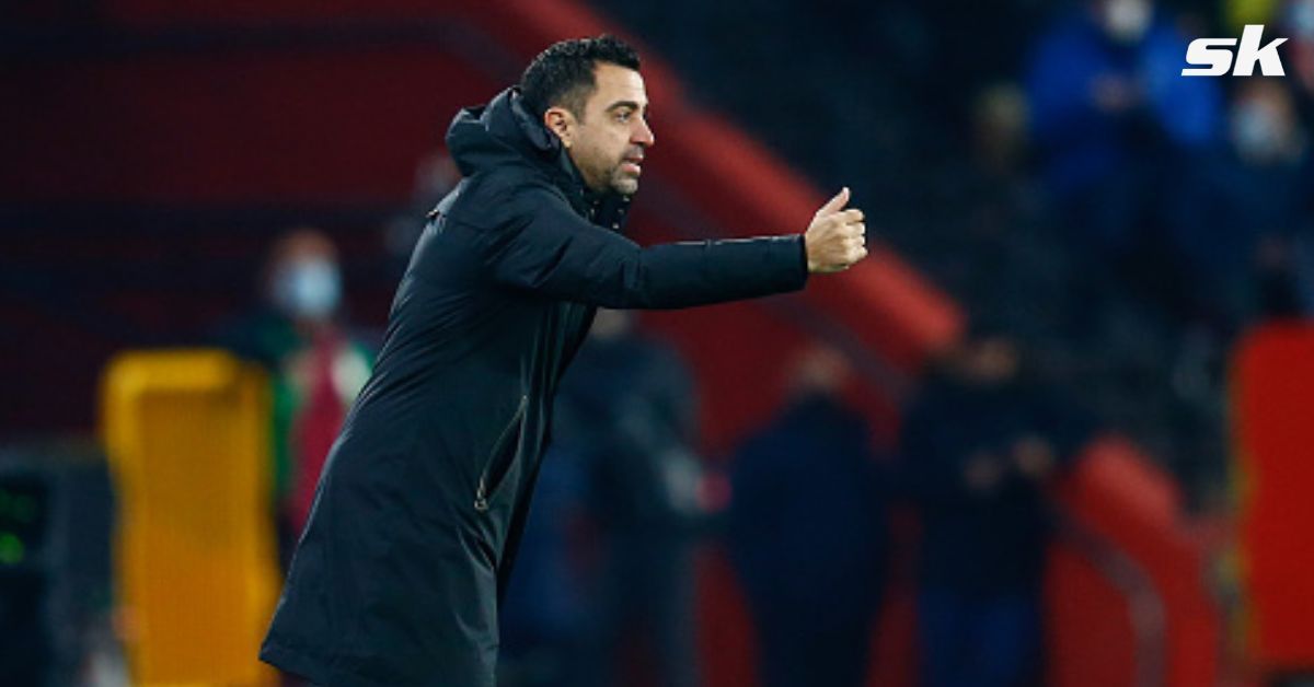 Barcelona manager Xavi Hernandez.