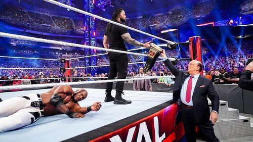 Roman Reigns helped Bobby Lashley win the WWE Title at the Royal Rumble