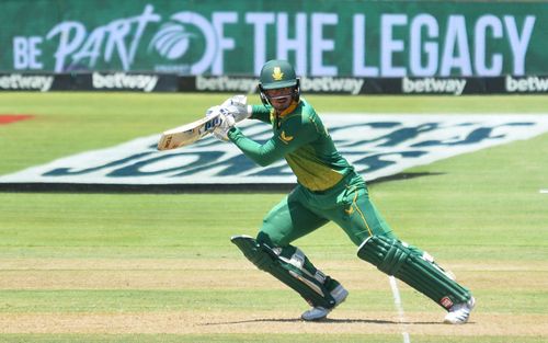 Quinton de Kock during the 3rd ODI in Cape Town. Pic: Getty Images