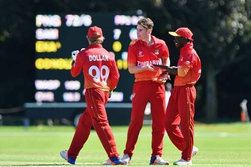 Zimbabwe U19 Cricket team in action (Image Courtesy: 263Chat)