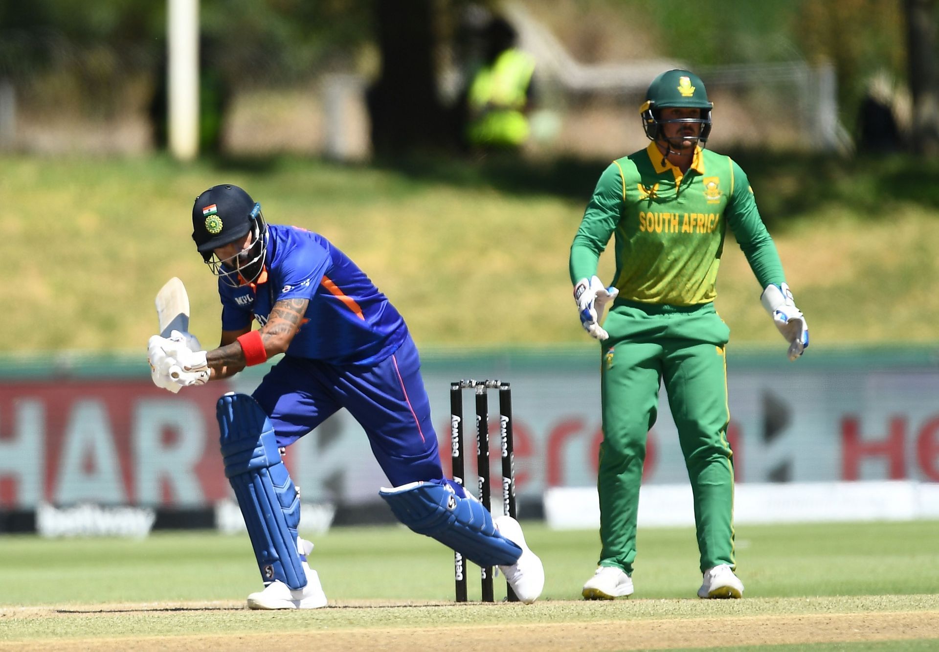 KL Rahul has not been in good rhythm with the bat. Pic: Getty Images