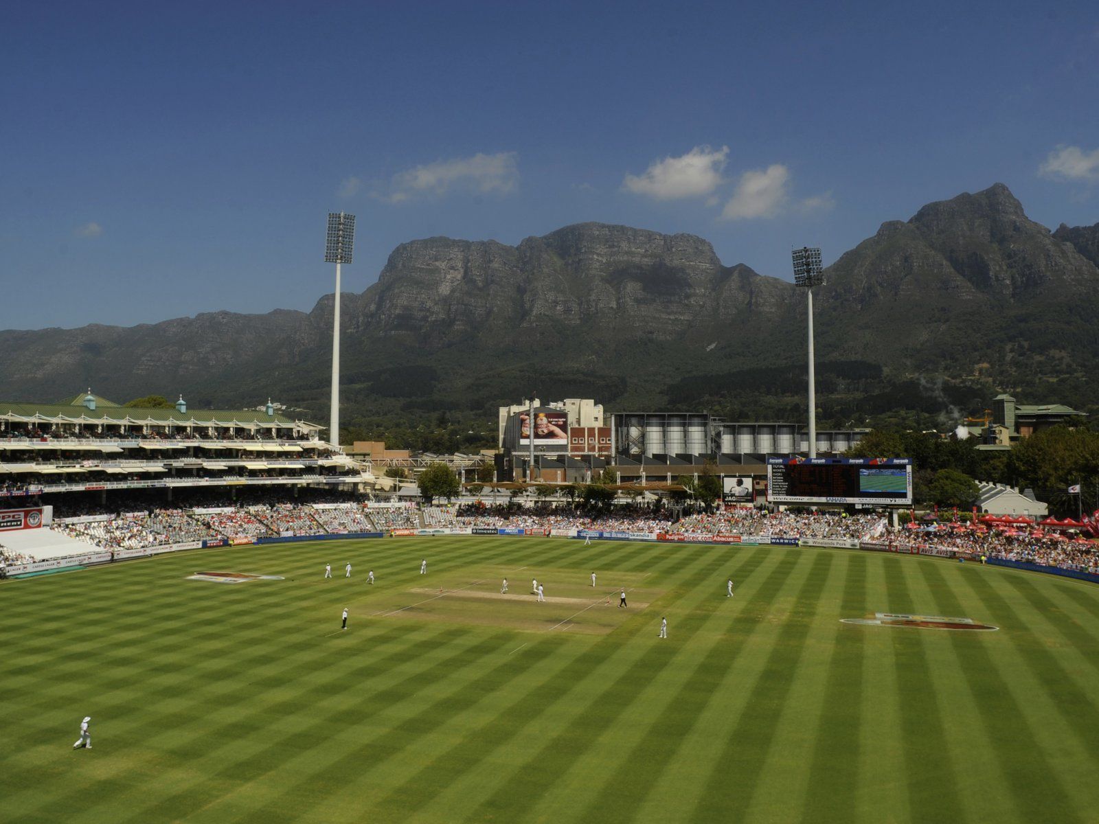 Rain is likely to disrupt play at Newlands on Tuesday