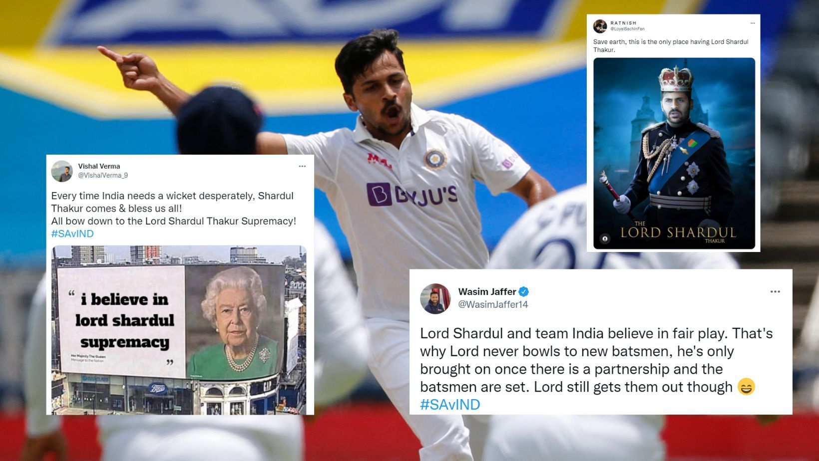 Shardul Thakur&#039;s blistering spell impresses netizens.