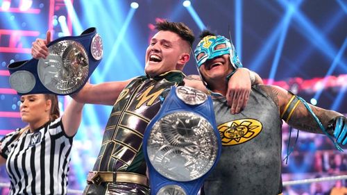 The Mysterio's are former SmackDown Tag Team Champions.