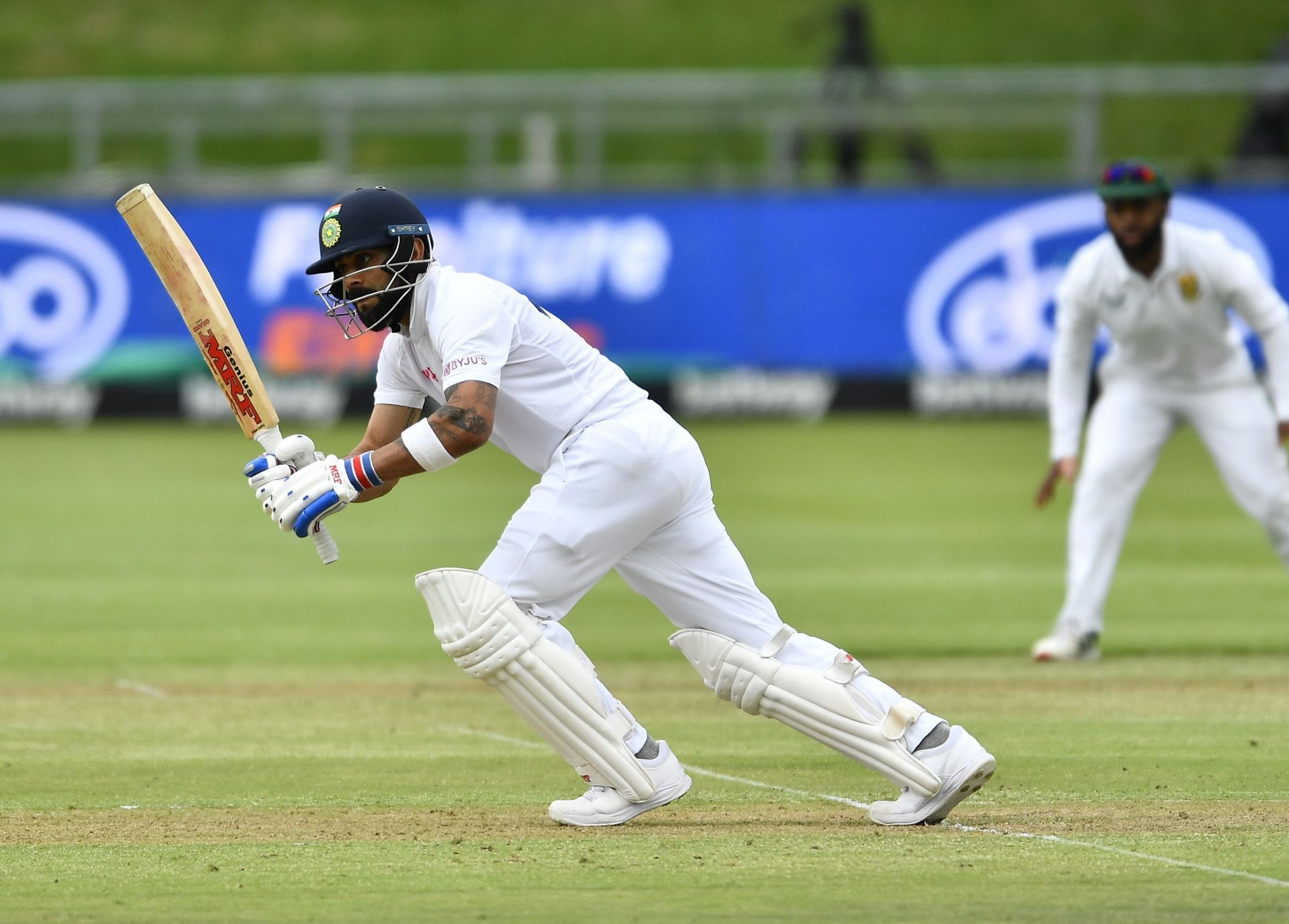 Virat Kohli batting during Day 1 of the Cape Town Test. Pic: Getty Images