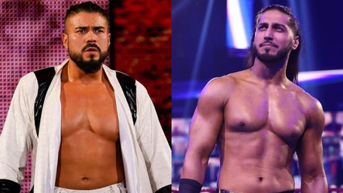 Andrade El Idolo (left) and Mustafa Ali (right)