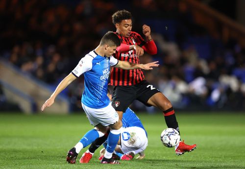 Bournemouth face Peterborough United on Monday