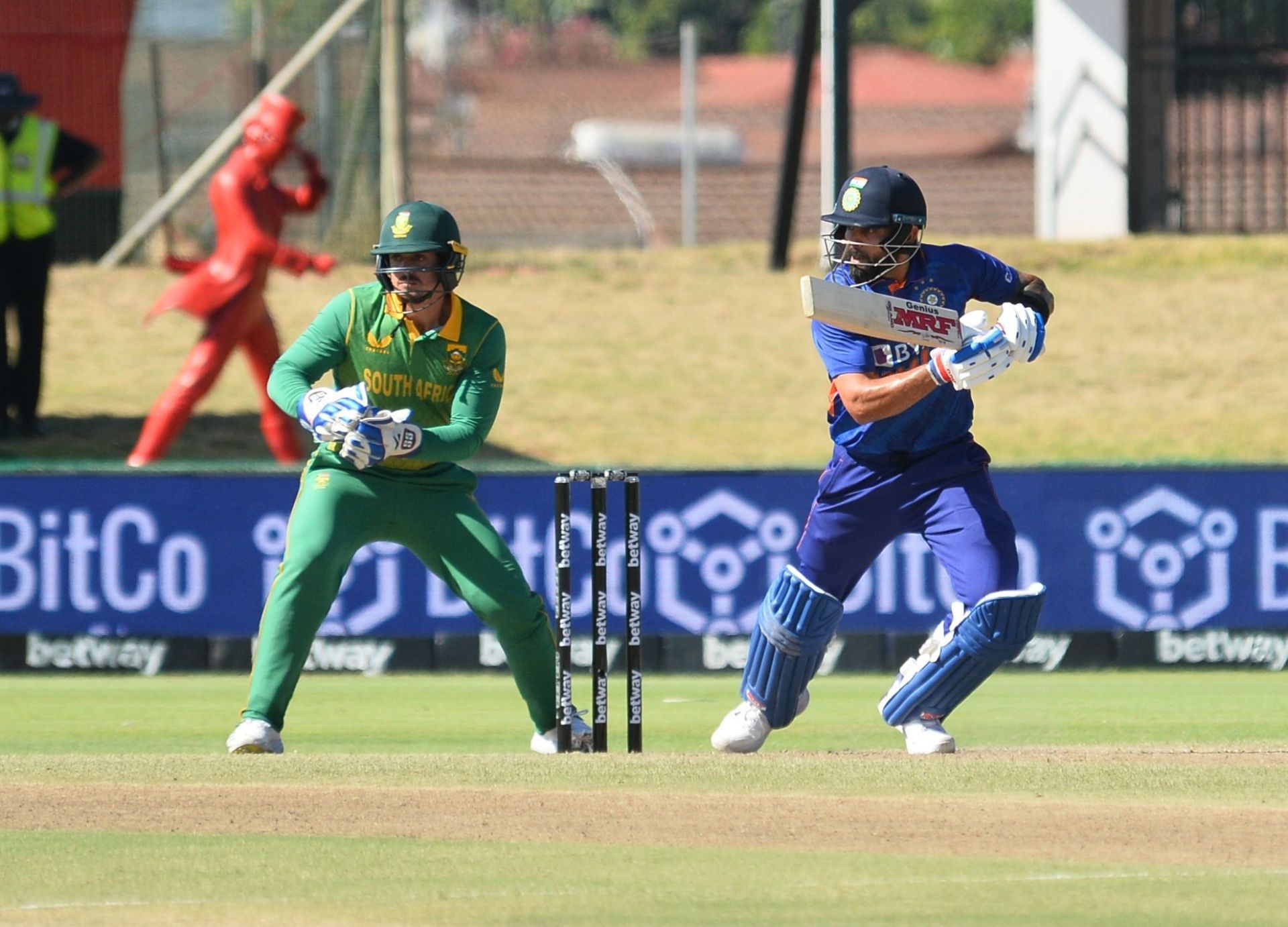 The former captain in action during the ODI series. Pic: Getty Images