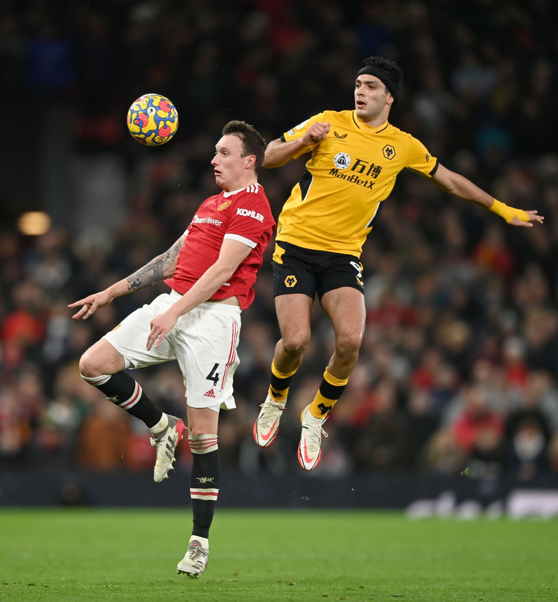Manchester United vs Wolverhampton Wanderers - Phil Jones in action