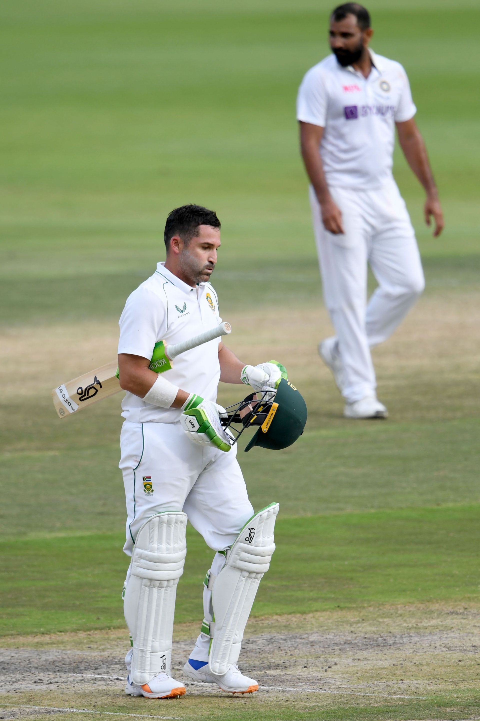 Dean Elgar led his side to a memorable victory in the second Test match against India.