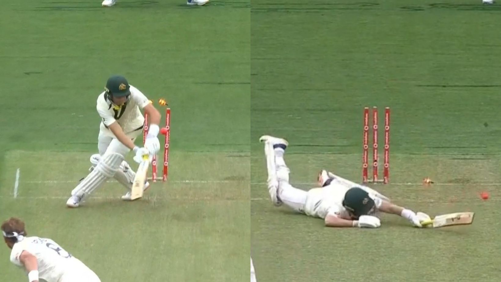 Snippets from Marnus Labuschagne&#039;s wicket.