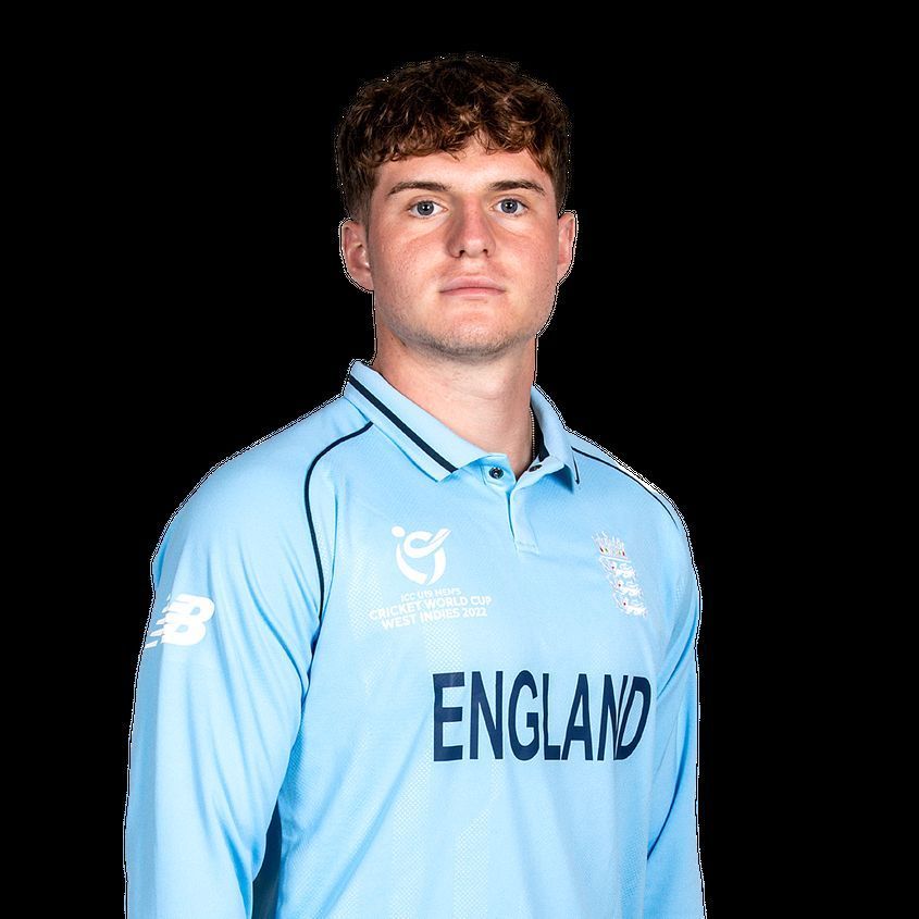 England's Alex Horton in his team's light blue strip - Image: ICC