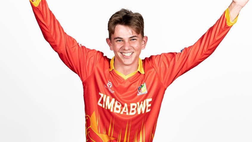 Zimbabwe's kit includes the national Zimbabwe bird logo, emblazoned at the bottom of the shirt - Image: ICC