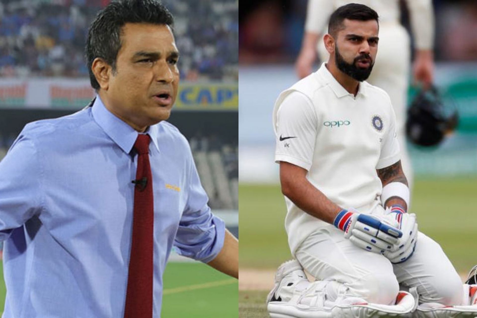 Sanjay Manjrekar (left) is surprised by Virat Kohli&#039;s absence for the second Test vs South Africa